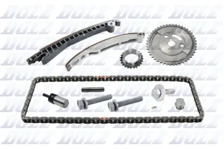Комплект ланцюга ГРМ з шестернями MINI 1,4/1,6 16V W10/W11 -07 (вир-во) DOLZ SKCB019F