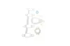 Комплект прокладок турбіни VW Golf IV 1.9 TDI 00-05 DPA 12531045901 (фото 1)