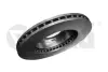 Диск гальмівний передній (кратно 2) VW Golf (76-96), Passat (77-88) / Audi 80 (72-86) VIKA DPA 66150022601 (фото 1)
