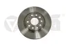 Диск гальмівний передній (кратно 2) Skoda Octavia /VW Golf,Jetta/Audi A3 /Seat Leon (04-13,14-) VIKA DPA 66150025801 (фото 1)