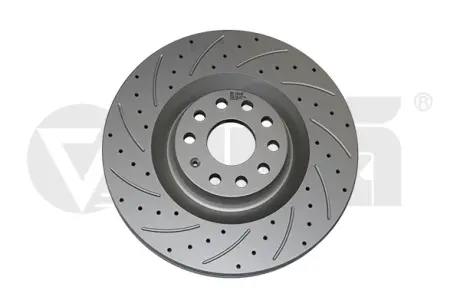 Диск гальмівний передній Skoda Superb (08-13)/VW Golf (06-13), Passat (06-11) перфорований (Geomet) VIKA DPA 66151717001