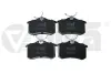 Колодки гальмівні задні Skoda Octavia (01-11)/VW Golf (96-03)/Seat Leon (00-06),Toledo (99-04) VIKA DPA 66980001501 (фото 1)