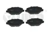 Колодки гальмівні передні Skoda Fabia (11-14)/VW Polo (10-15) VIKA DPA 66981218501 (фото 1)