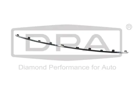 Накладка переднього бампера хром Skoda Octavia (20-) DPA 88531825202