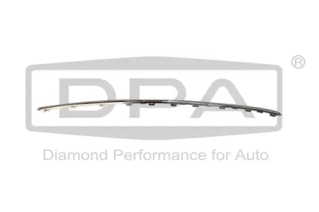 Накладка на задній бампер центр. VW Polo (10-) хром DPA 88531825502