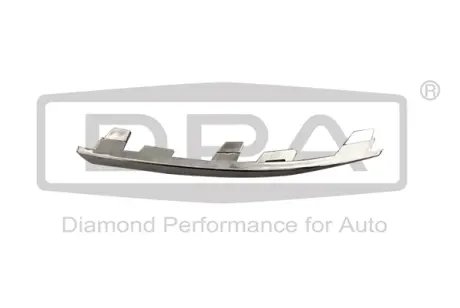 Накладка на задній бампер ліва VW Polo (10-) хром DPA 88531825602