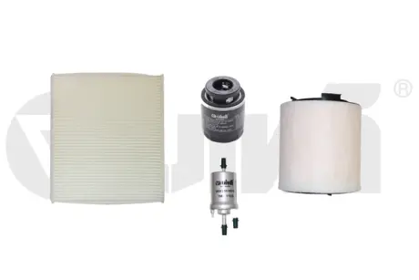 Комплект фільтрів (4 шт.) Audi A1/VW Fox, Polo/Skoda Fabia 1.0,1.2,1.4,1.6D,1.8,2.0D (09-)  VIKA DPA K11793201