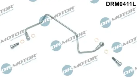 Трубка турбокомпрессора ДВЗ (чорний метал) DR MOTOR AUTOMOTIVE DRM0411L