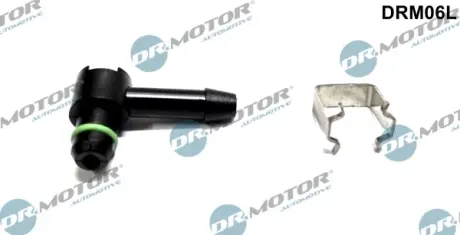 Штуцер шланга обратки Г-подiбний DR MOTOR AUTOMOTIVE DRM06L