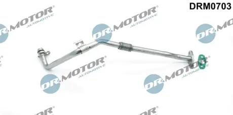 Трубка турбокомпрессора ДВЗ (чорний метал) DR MOTOR AUTOMOTIVE DRM0703