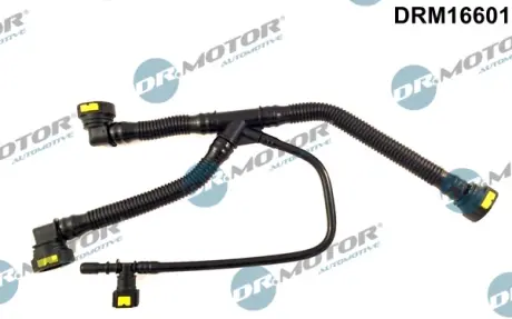 Шланг вентиляції пластиковий з фітингами DR MOTOR AUTOMOTIVE DRM16601