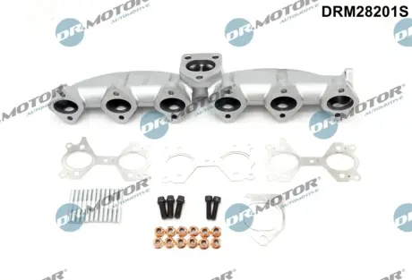 Колектор випускний в комплекті з кріпленням і прокладками DR MOTOR AUTOMOTIVE DRM28201S