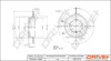 DP1010.11.0400 Drive+ - Гальмівний диск DRIVE+ DP1010110400 (фото 1)