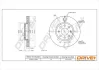 DP1010.11.0484 Drive+ - Гальмівний диск DRIVE+ DP1010110484 (фото 1)