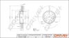 DP1010.11.0628 Drive+ - Гальмівний диск DRIVE+ DP1010110628 (фото 1)