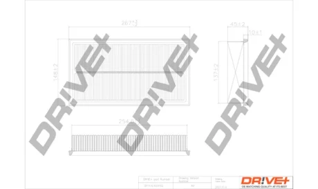 DP1110.10.0152 Drive+ - Фільтр повітря DRIVE+ DP1110100152
