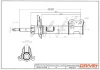 DP1610.10.0108 Drive+ Амортизатор (задній) VW T5 03- (ГАЗ) DRIVE+ DP1610100108 (фото 1)