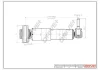DP1610.10.0133 Drive+ Амортизатор (задній) Renault Megane II 02- (Газ) DRIVE+ DP1610100133 (фото 1)