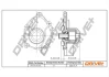 DP2310.10.024 Drive+ Насос охолоджуючої рідини (аналог 1668 AIRTEX) DRIVE+ DP231010024 (фото 1)