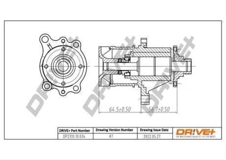 DP2310.10.034 Drive+ Насос охолоджуючої рідини DRIVE+ DP231010034