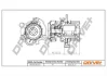 DP2310.10.037 Drive+ Насос охолоджуючої рідини (аналог 06A121012G OE VAG) DRIVE+ DP231010037 (фото 1)