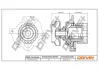 DP2310.10.043 Drive+ Насос охолоджуючої рідини (аналог VKPC 81623 SKF) DRIVE+ DP231010043 (фото 1)
