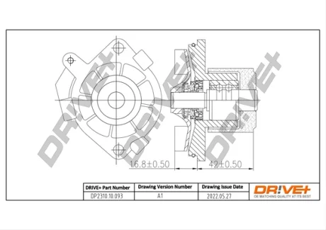 DP2310.10.093 Drive+ Насос охолоджуючої рідини DRIVE+ DP231010093