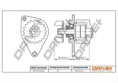 DP2310.10.096 Drive+ Насос охолоджуючої рідини DRIVE+ DP231010096