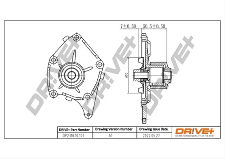 DP2310.10.101 Drive+ Насос охолоджуючої рідини DRIVE+ DP231010101
