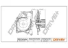 DP2310.10.119 Drive+ Насос охолоджуючої рідини (аналог 8660003373 OE RENAULT) DRIVE+ DP231010119 (фото 1)