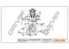 DP2310.10.128 Drive+ Насос охолоджуючої рідини (аналог VKPC 88864 SKF) DRIVE+ DP231010128 (фото 1)