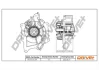 DP2310.10.129 Drive+ Насос охолоджуючої рідини (аналог VKPC 83646 SKF) DRIVE+ DP231010129 (фото 1)