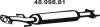 Глушитель доп. алюм. (резонатор) для а/м Daewoo Matiz (98-) EBERSPACHER 4899881 (фото 1)