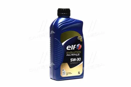 Олива двигуна 1L Elf Evolution Full-Tech LLX 5W30 (VW 504.00/507.00/BMW LL-04/MB 229.51/229.31) ELF 213905