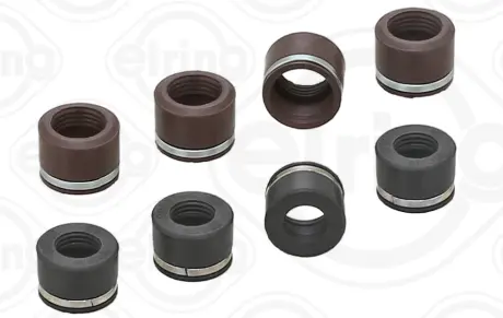 Сальник клапана (впуск/випуск) W112/W116/C107 3.5-4.5 (к-кт 8 шт) ELRING 523712