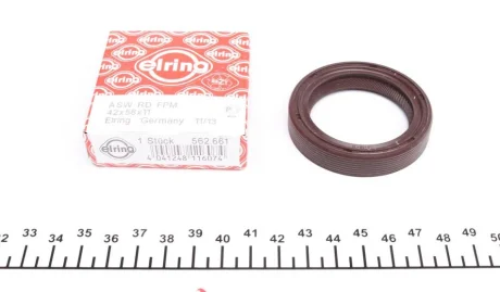FORD сальник к/вала передн.1,1/1,3/1,6D 42*58*11 ELRING 562661