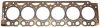 Прокладка ГБЦ 1,5мм FENDT 700, 800 DEUTZ FAHR 6000, 7000, AGROTRON LAMBORGHINI MACH PFANZELT PM TRAC SAME AUDAX ST, FORTIS TCD6.1L064V 09.10- ELRING 687055 (фото 1)