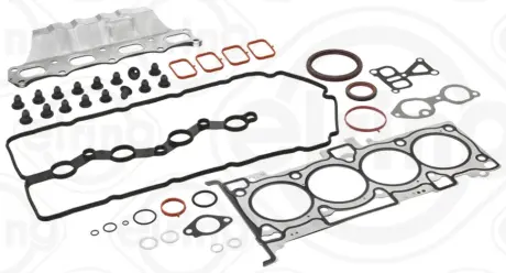 Повний комплект прокладок. двигун MITSUBISHI-PSA 2.4 16V 4B12 від 07.2012 (вир-во Elring) ELRING B34.990