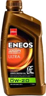 Олива моторна 0W-20 ULTRA API SM, ILSAC GF-5, 1л, синт. ENEOS EU0021401N