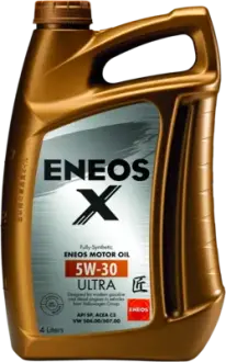 Олива моторна 5W-30 X ULTRA API SP/SN Plus, ACEA C3, VW 504.00/507.00, 4л, синт. ENEOS EU0025301N