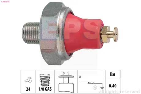 Oil pressure switch. Датчик давления масла EPS 1800016