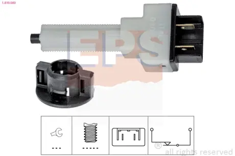 Brake light switch. Выключатель стоп сиганала EPS 1810080