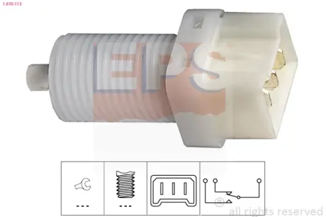 Brake light switch. Выключатель стоп сиганала EPS 1810113