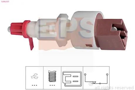 Brake light switch. Выключатель стоп сиганала EPS 1810157