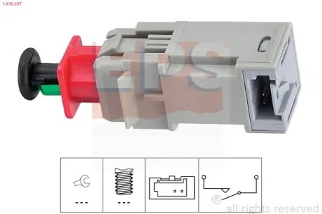 Brake light switch. Выключатель стоп сиганала EPS 1810207