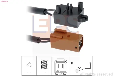 Brake light switch. Выключатель стоп сиганала EPS 1810214