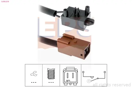 Brake light switch. Выключатель стоп сиганала EPS 1810219