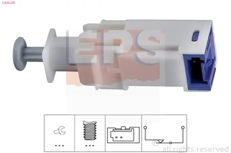 Brake light switch. Выключатель стоп сиганала EPS 1810241