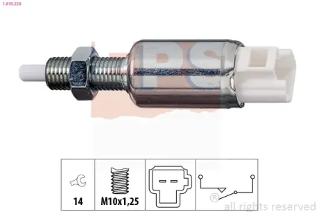 Датчик стоп-сигналу Toyota Hilux 2.5 05-/Land Cruiser Prado 15-/RAV 4 10- EPS 1.810.258