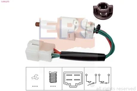 Brake light switch. Выключатель стоп сиганала EPS 1810273